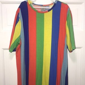 ASOS Rainbow T-Shirt Maxi